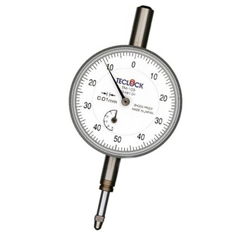 日本TECLOCK得樂千分表TM-36高精密測(cè)量針盤式千分表指針式量表