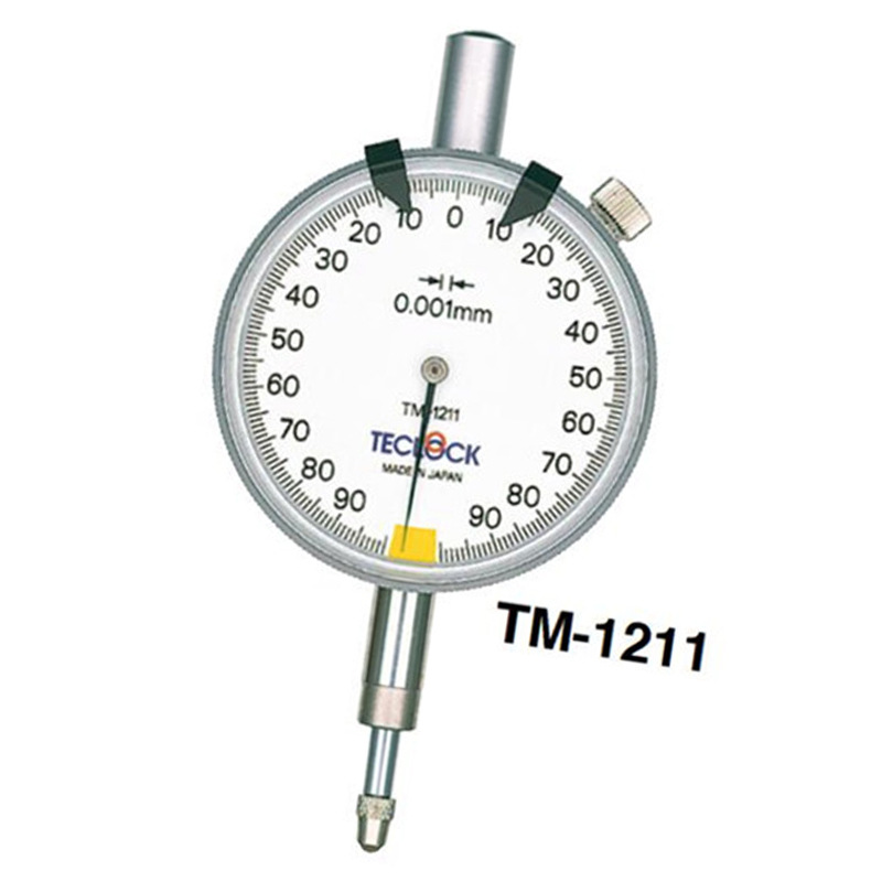 日本TECLOCK得樂千分表TM-1211全程型測(cè)量指針式千分表
