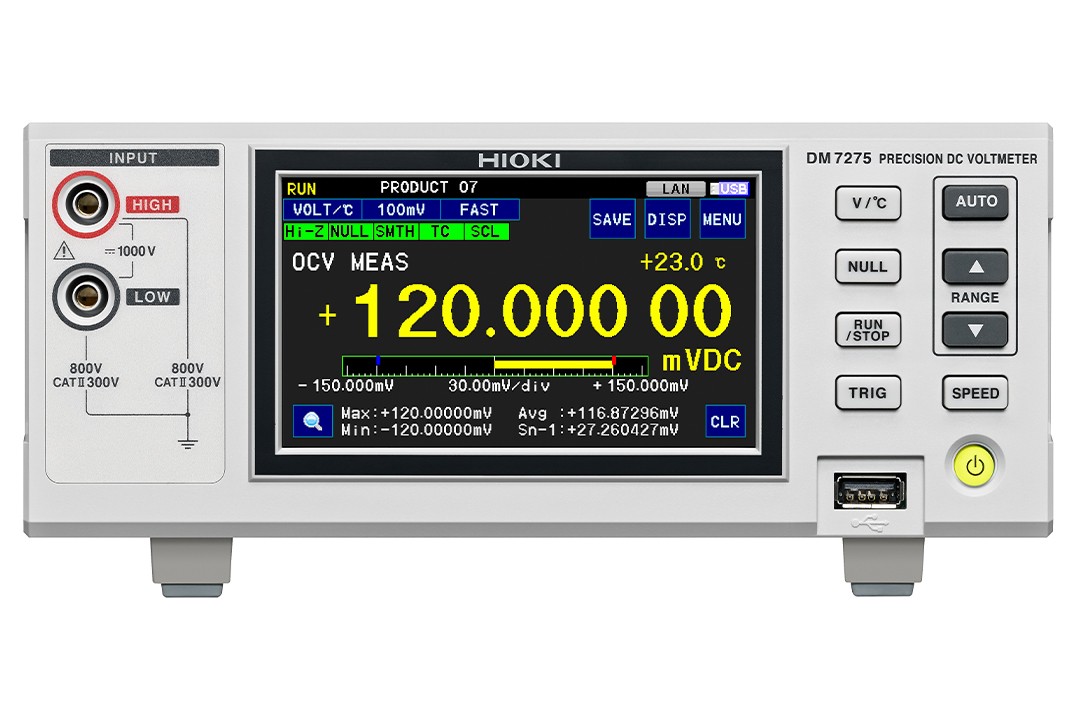 日本進(jìn)口日置電子測(cè)量儀表 直流電壓計(jì) DM7275